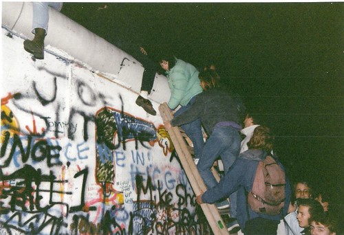 Übersteigung der Berliner Mauer am 3. Oktober 1989