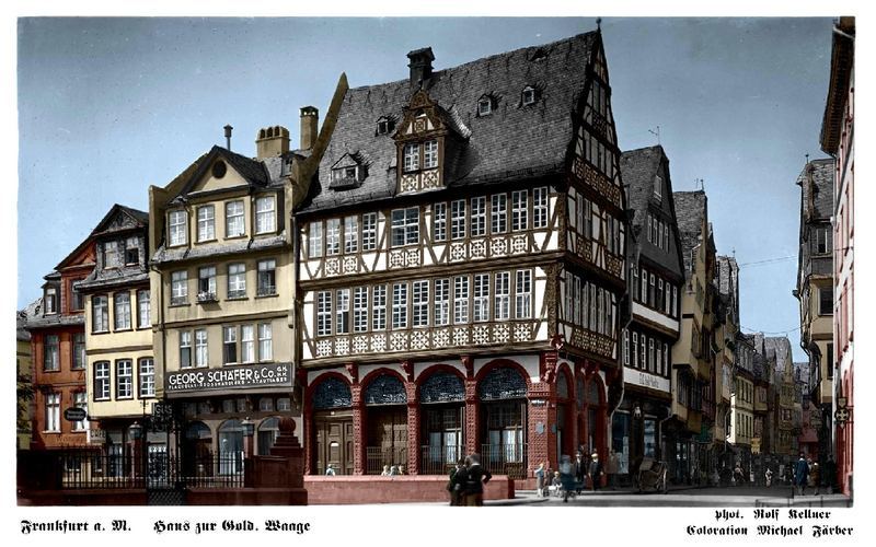 Haus Goldene Waage in der Frankfurter Altstadt